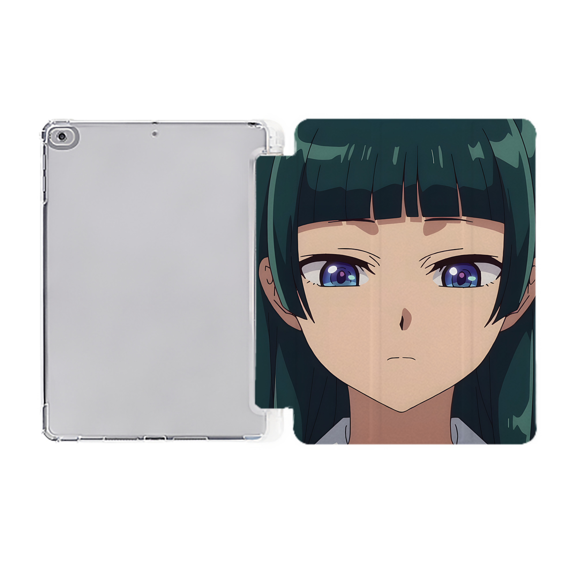 （画像用） 薬屋のひとりごと The Apothecary Diaries IPad ケース ペン収納付き 三つ折りスタンド PUレザー×シリコン 対応機種9.5/10.5/10.9インチ